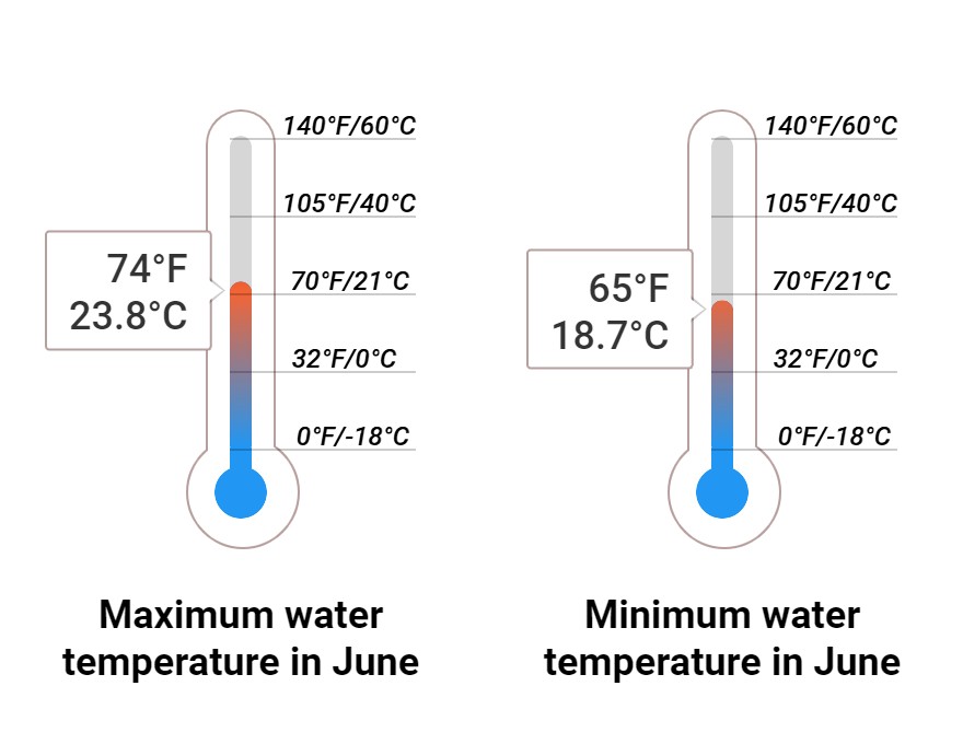 Average Sea temperature